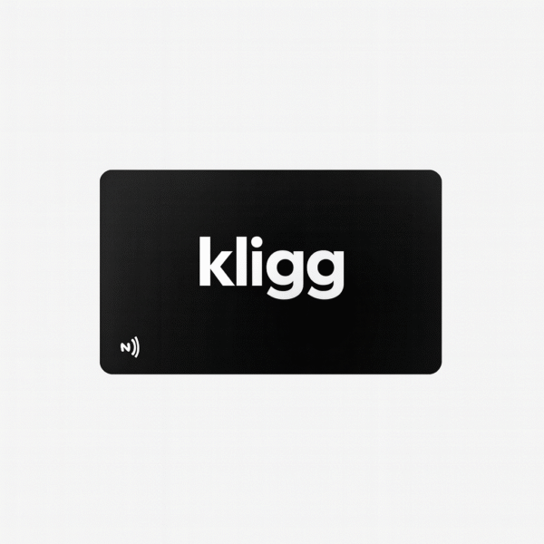 Kligg NFC & QR Business Card (weiss / schwarz) – Bild 2